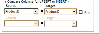 Choose Compare Columns for UPSERT and INSERT in Data Loader