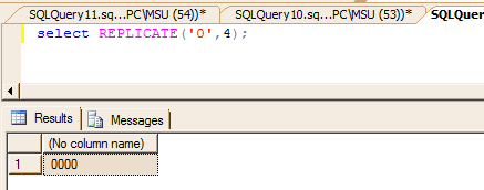 MSSQL Replicate funciton