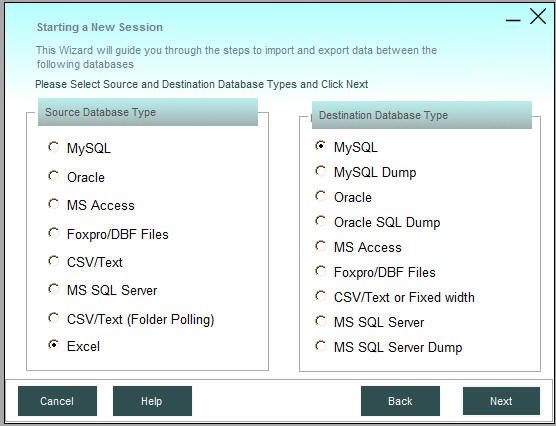 Excel to MySQL