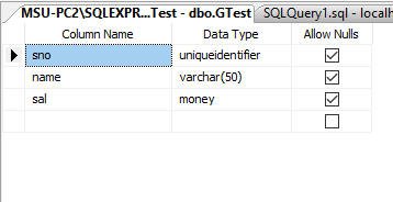 MSSQL source table